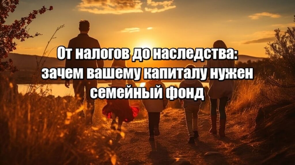 От налогов до наследства: зачем вашему капиталу нужен семейный фонд