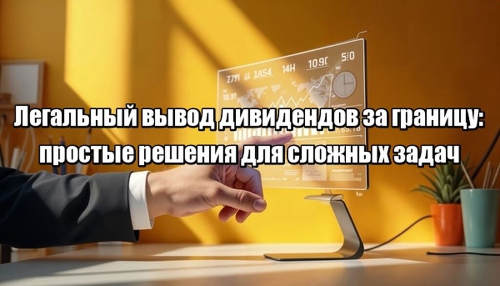 Легальный вывод дивидендов за границу: простые решения для сложных задач