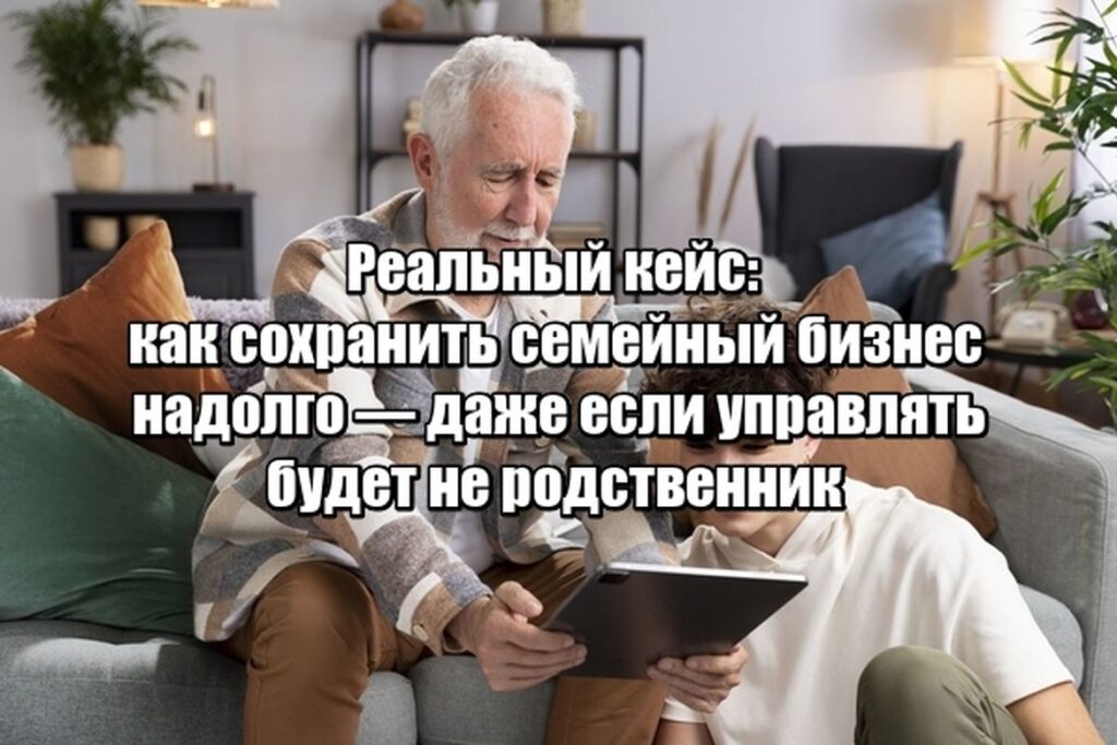 Кейс: Нет наследника? Как сохранить семейный бизнес и оставить наследие внукам — через управляющего, который захочет остаться навсегда