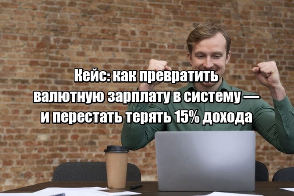 Кейс: как превратить валютную зарплату в систему — и перестать терять 15% дохода