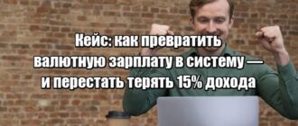 Кейс: как превратить валютную зарплату в систему — и перестать терять 15% дохода